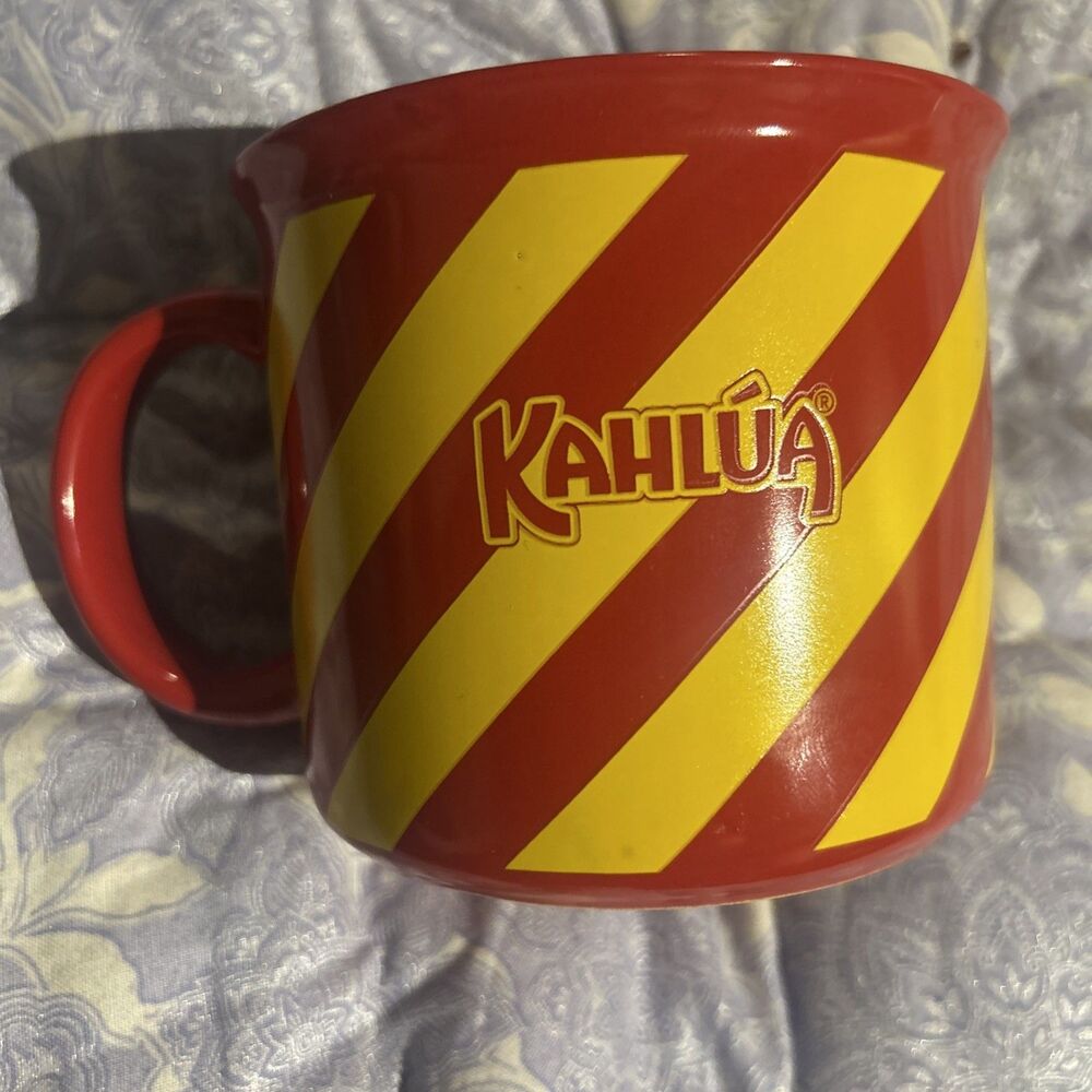 Kalúa Red & Yellow Stripe Mug